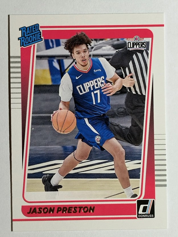 2021-22 Donruss #210 Jason Preston RR RC