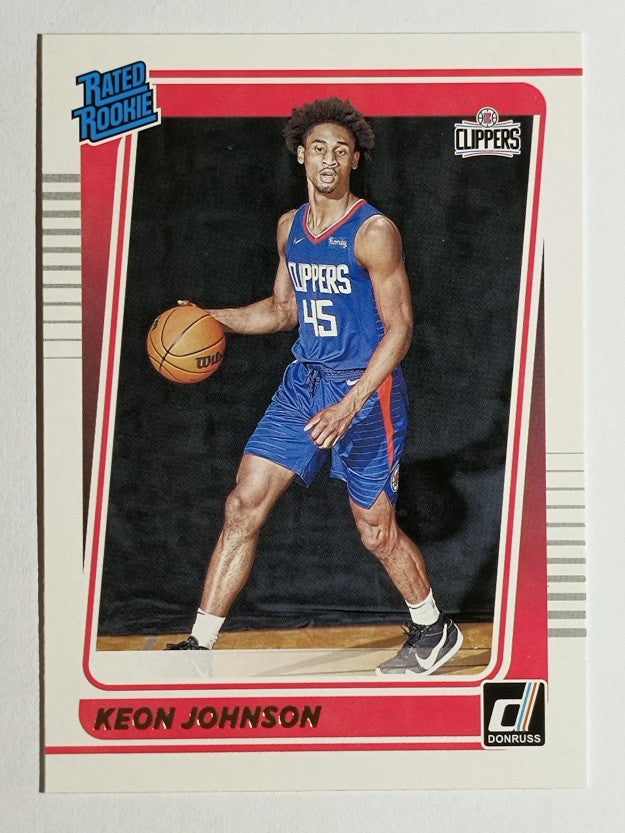 2021-22 Donruss #242 Keon Johnson RR RC