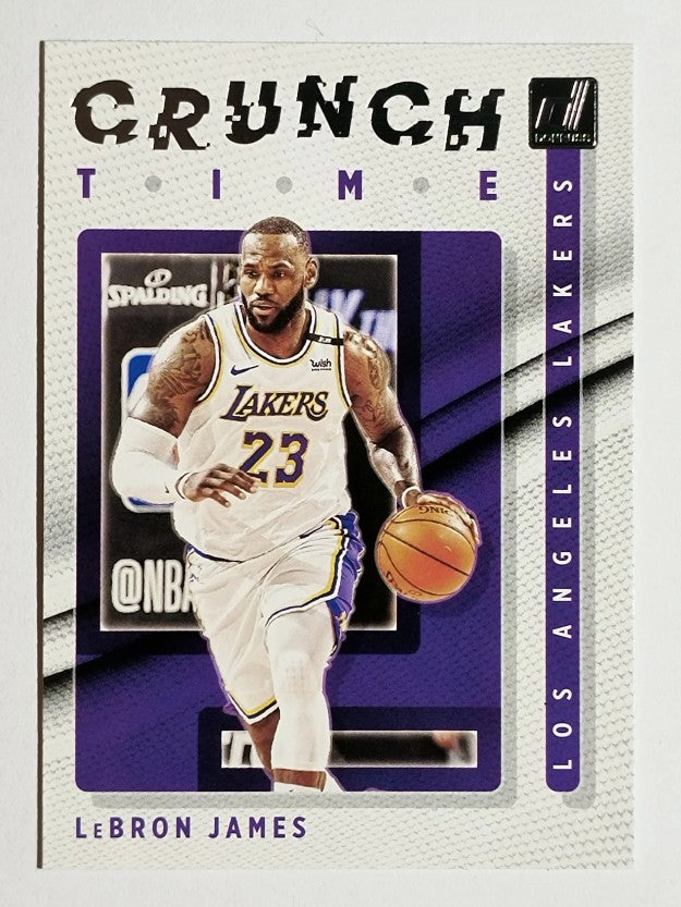 2021-22 Donruss Crunch Time #10 LeBron James