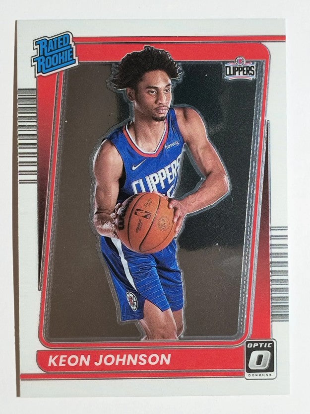 2021-22 Donruss Optic #192 Keon Johnson RC
