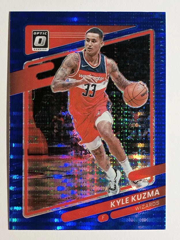 2021-22 Donruss Optic Blue Pulsar #15 Kyle Kuzma
