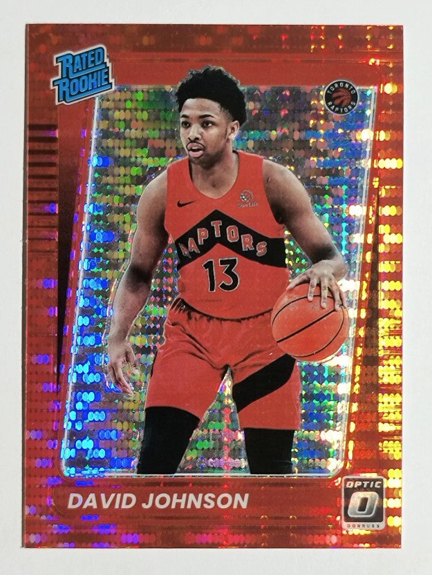 2021-22 Donruss Optic Red Pulsar #193 David Johnson