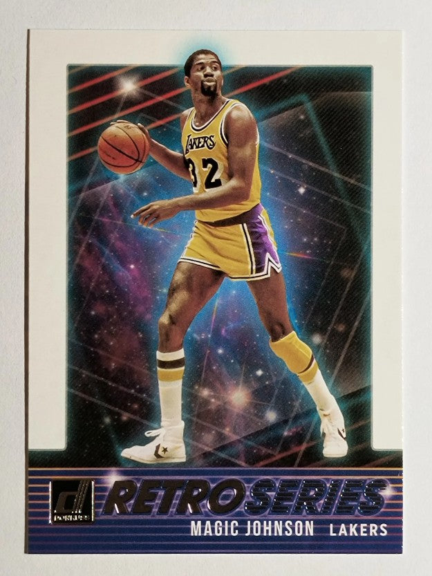 2021-22 Donruss Retro Series #6 Magic Johnson