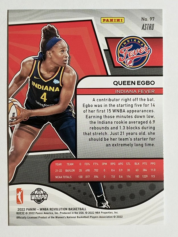 2022 Panini Revolution WNBA Astro #97 Queen Egbo