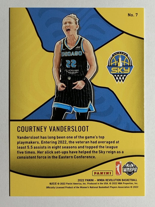 2022 Panini Revolution WNBA Shock Wave #7 Courtney Vandersloot