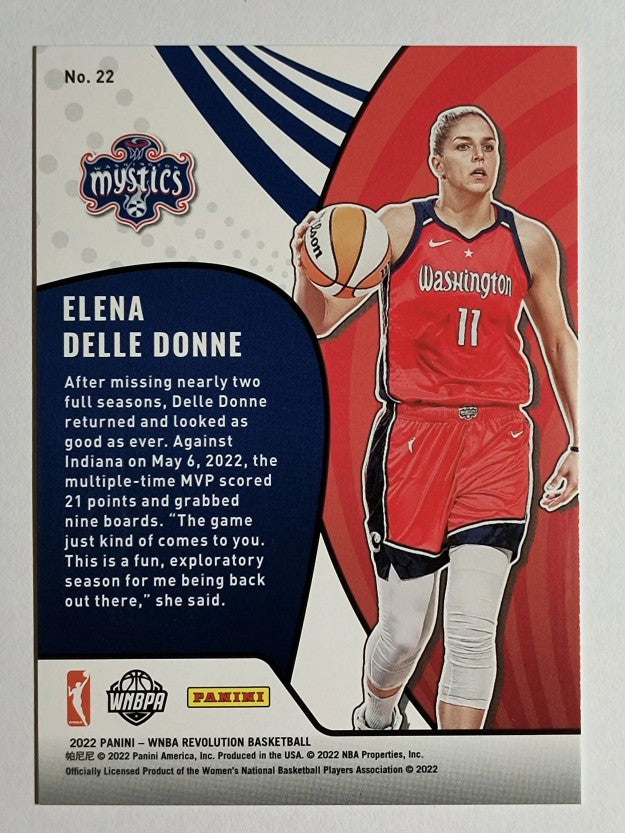 2022 Panini Revolution WNBA Vortex #22 Elena Delle Donne