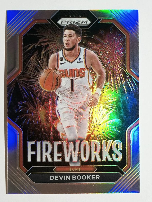 2022-23 Panini Prizm Fireworks Prizms Silver #6 Devin Booker