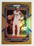 2022-23 Panini Prizm Prizms Orange #137 Terance Mann