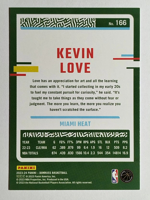 2023-24 Donruss #166 Kevin Love