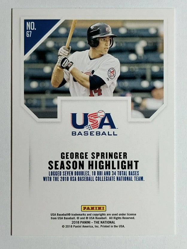 2018 Panini National Convention Variations #67 George Springer