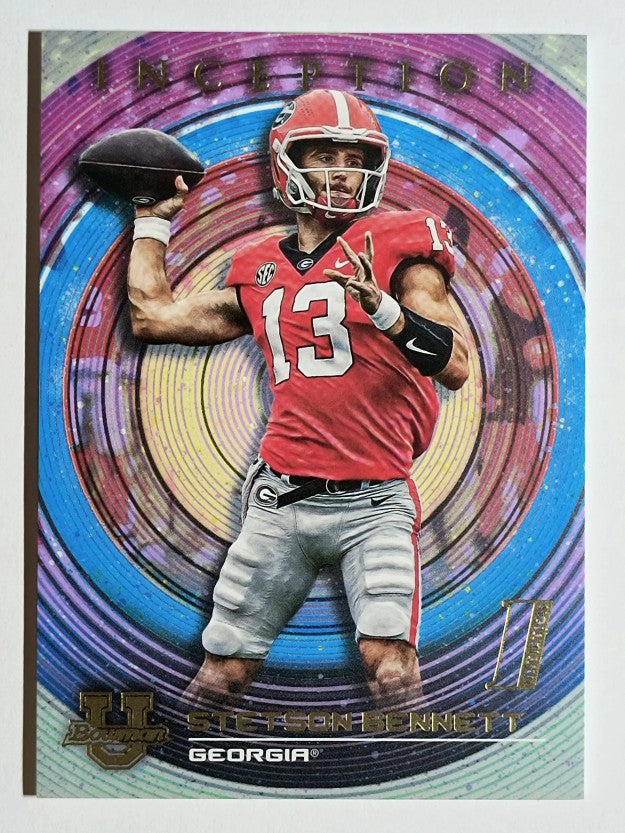 2022-23 Bowman Inception University #38 Stetson Bennett