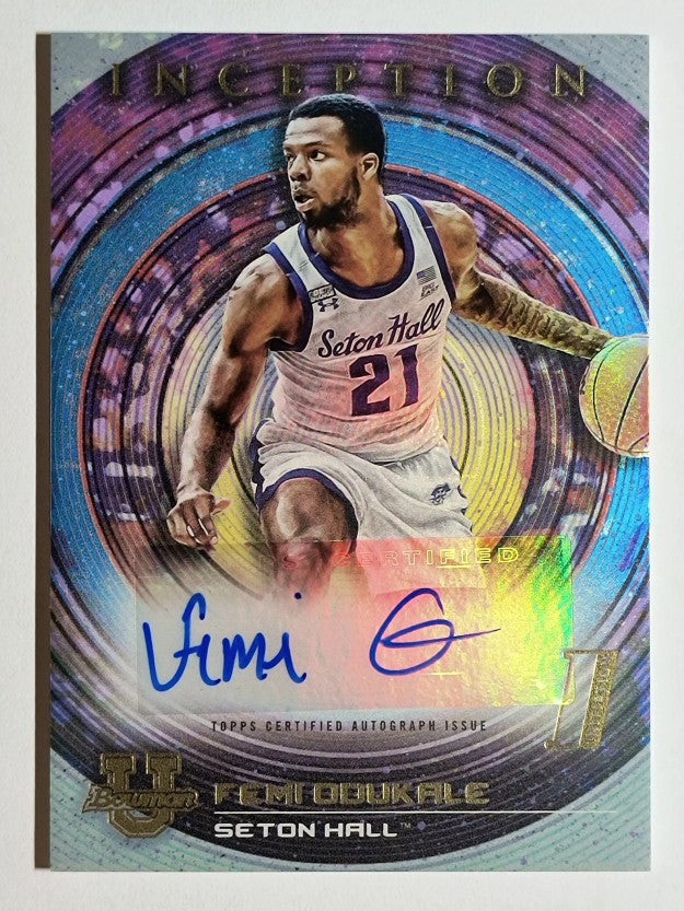 2022-23 Bowman Inception University Autographs #BIAFOE Femi Odukale