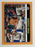 2020 Topps Big League Orange #257 E.Rodriguez/Gerrit Cole/Justin Verlander LL