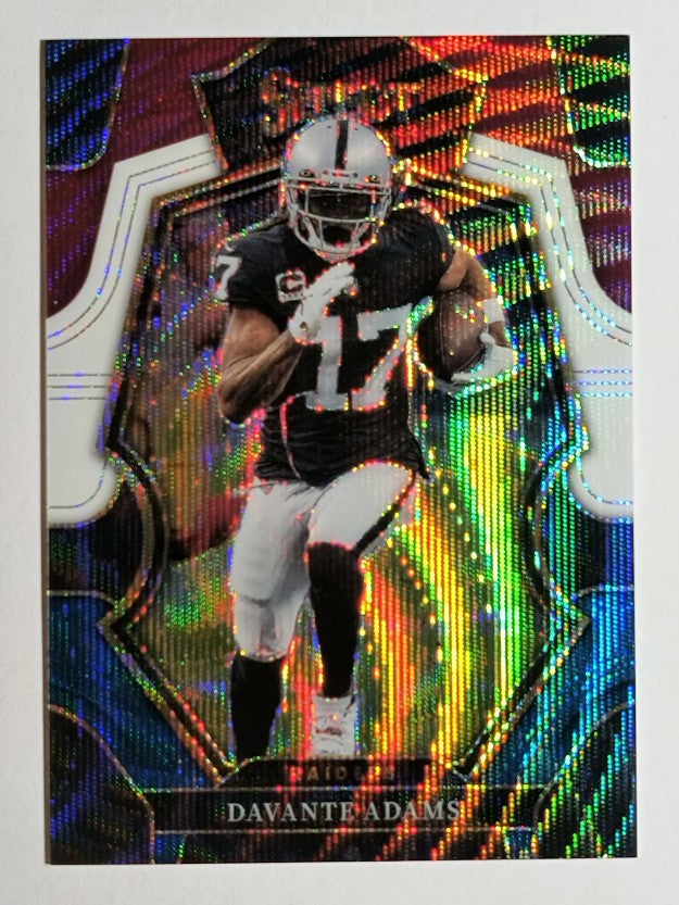 2022 Select Prizm Red and Blue Die Cut #152 Davante Adams