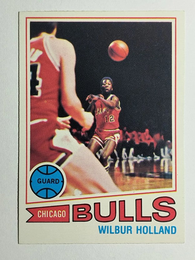 1977-78 Topps #53 Wilbur Holland (trimmed)