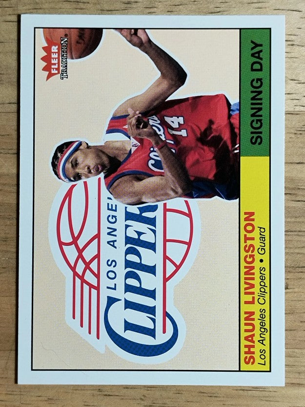 2004-05 Fleer Tradition Signing Day #4 Shaun Livingston