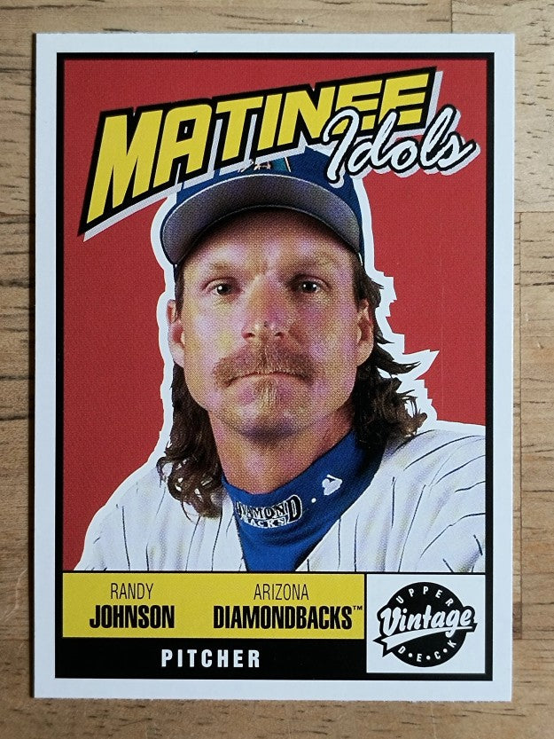 2001 Upper Deck Vintage Matinee Idols #M7 Randy Johnson