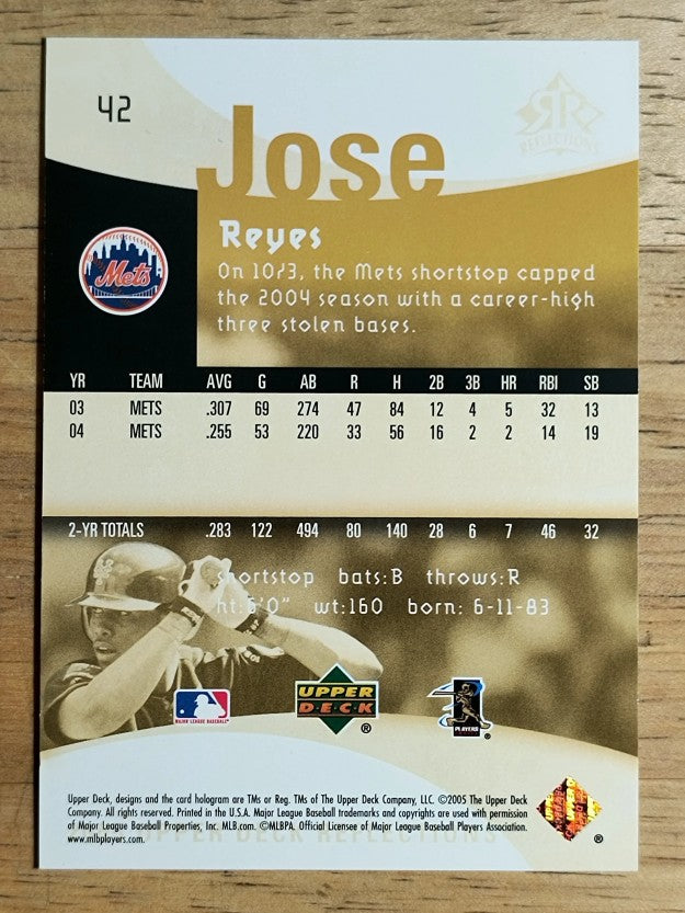 2005 Reflections #42 Jose Reyes