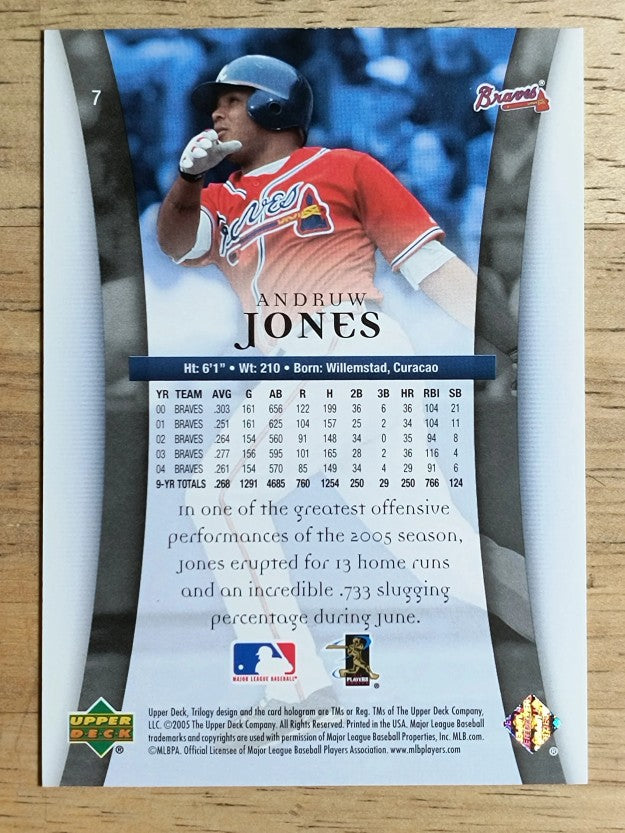 2005 Upper Deck Trilogy #7 Andruw Jones