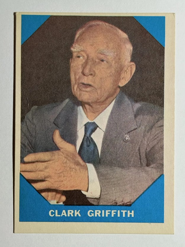 1960 Fleer #15 Clark Griffith (VGEX)