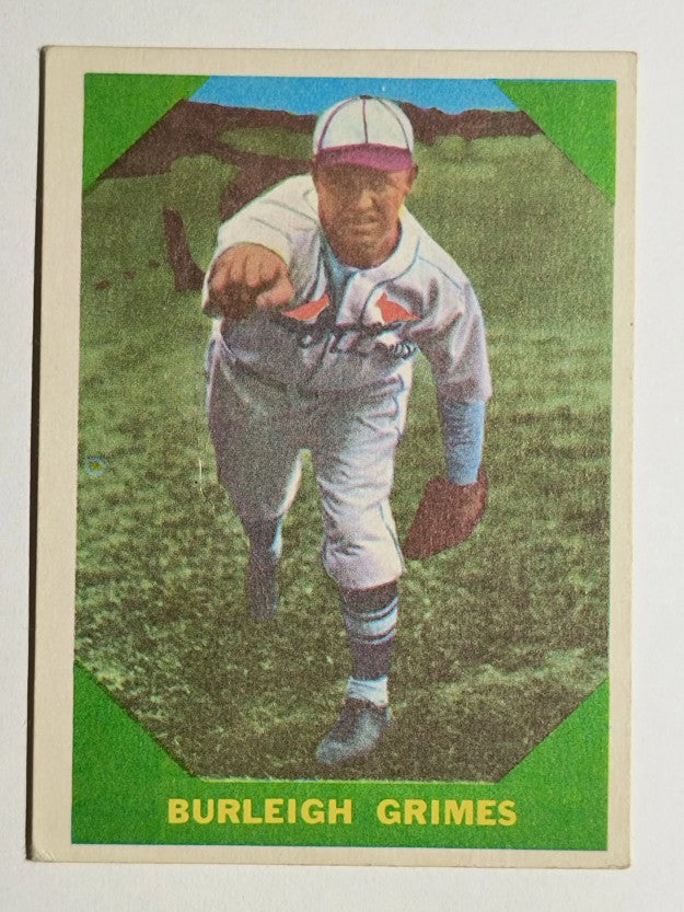 1960 Fleer #59 Burleigh Grimes (VG)