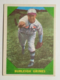 1960 Fleer #59 Burleigh Grimes (VG)