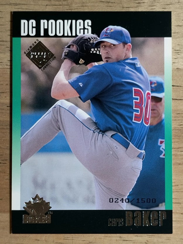 2002 Upper Deck Diamond Connection #100 Chris Baker DC RC (NM)