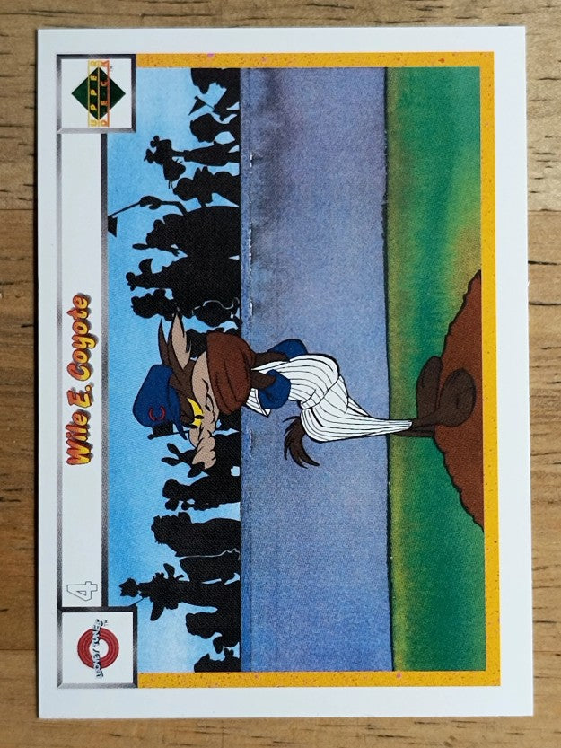 1990 Upper Deck Comic Ball #4 Wile E. Coyote