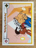 1990 Upper Deck Comic Ball #22 Porky Pig/Charlie the Dog