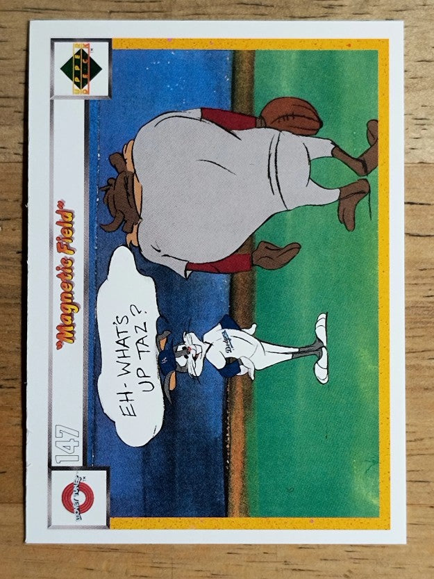 1990 Upper Deck Comic Ball #147 Magentic Field/Swide! Swide!