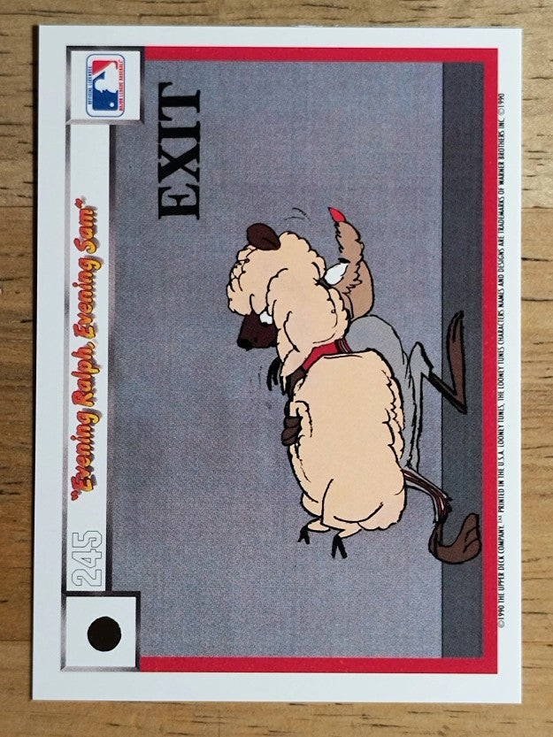 1990 Upper Deck Comic Ball #242 Evening Ralph, Evening Sam