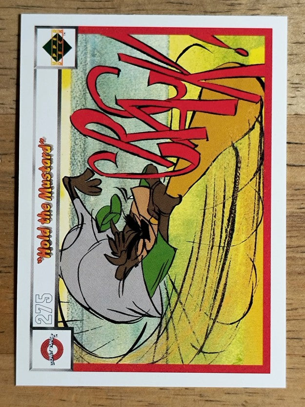 1990 Upper Deck Comic Ball #275 Hold the Mustard/Trick Baseballs