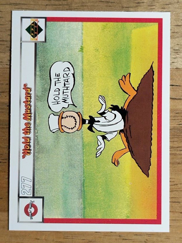 1990 Upper Deck Comic Ball #277 Hold the Mustard/Trick Baseballs