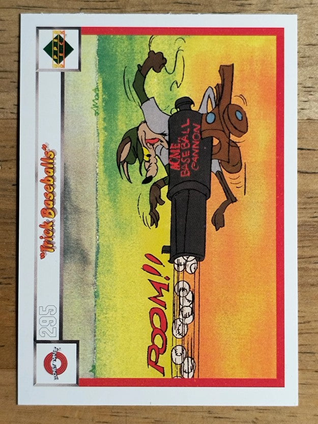 1990 Upper Deck Comic Ball #295 Trick Baseballs