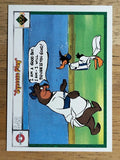 1990 Upper Deck Comic Ball #542 Squeeze Play/According to Daffy Duck