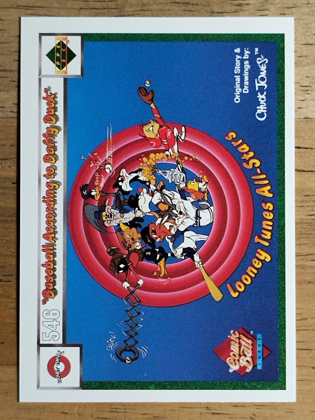 1990 Upper Deck Comic Ball #546 According to Daffy Duck