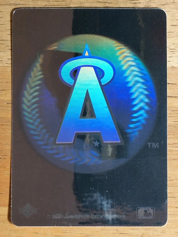 1991 Upper Deck Team Logo Holograms #NNO California Angels