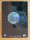 1991 Upper Deck Team Logo Holograms #NNO Texas Rangers