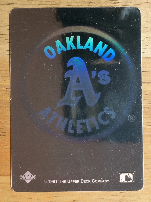 1991 Upper Deck Team Logo Holograms #NNO Oakland Athletics
