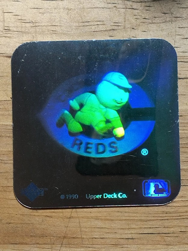 1990 Upper Deck Team Logo Holograms #NNO Cincinnati Reds