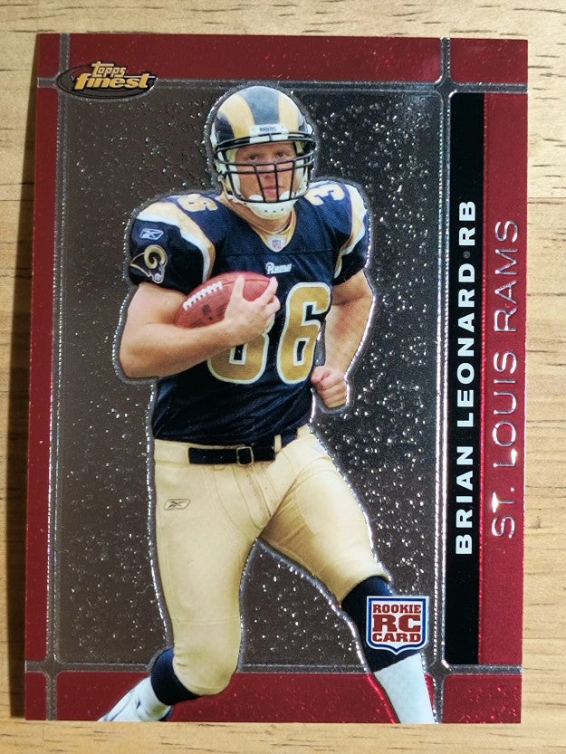 2007 Finest #118 Brian Leonard RC