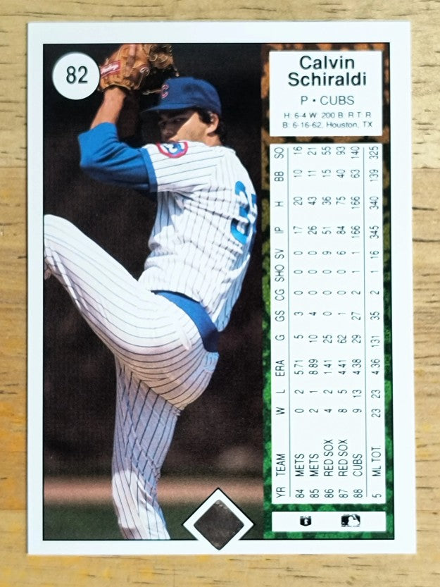 1989 Upper Deck #82 Calvin Schiraldi