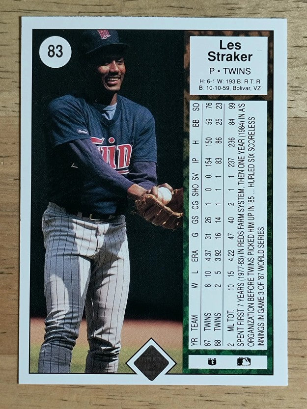 1989 Upper Deck #83 Les Straker