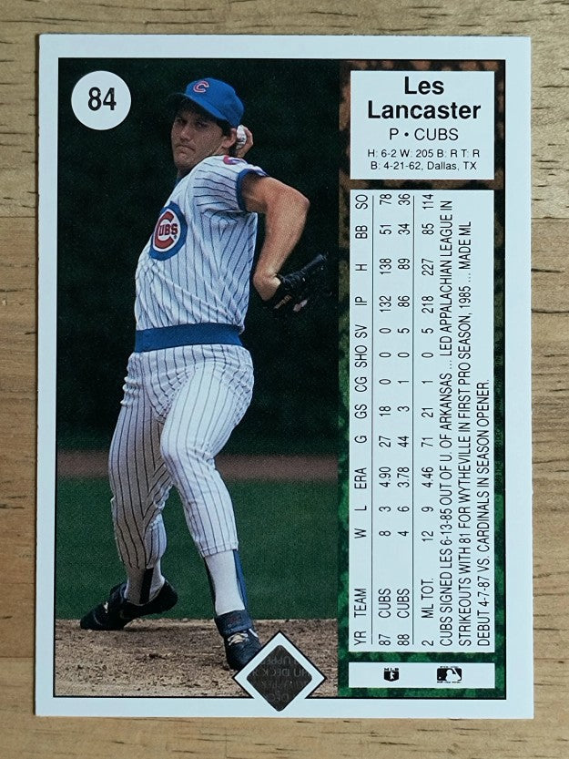1989 Upper Deck #84 Les Lancaster