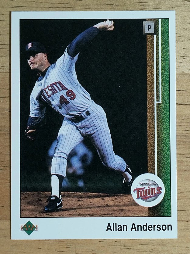 1989 Upper Deck #85 Allan Anderson