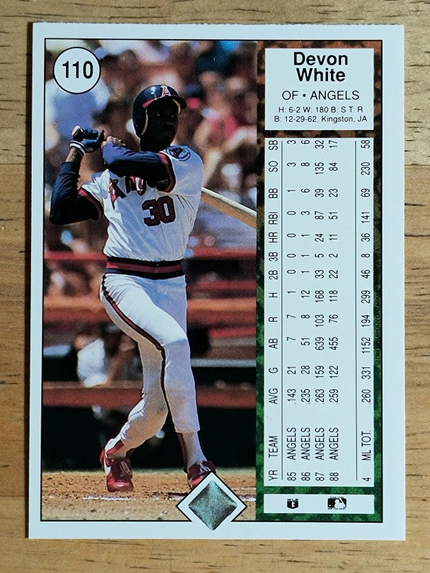 1989 Upper Deck #110 Devon White