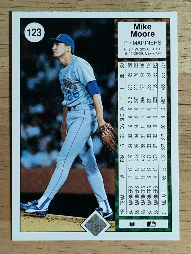1989 Upper Deck #123 Mike Moore