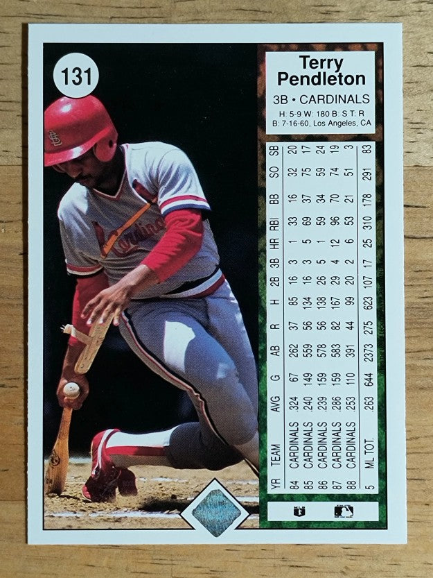 1989 Upper Deck #131 Terry Pendleton