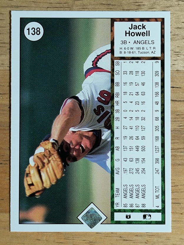 1989 Upper Deck #138 Jack Howell