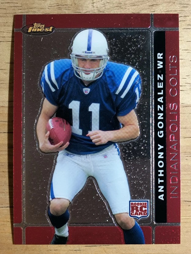 2007 Finest #131 Anthony Gonzalez RC